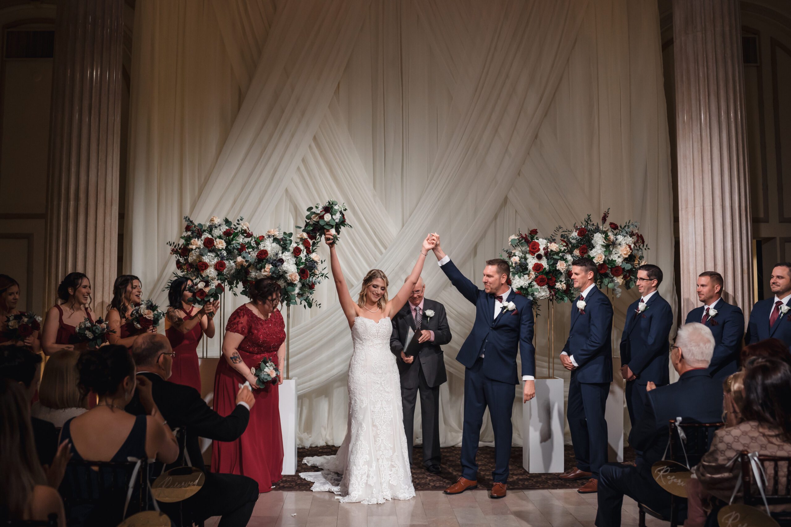 treasury on the plaza wedding photographer